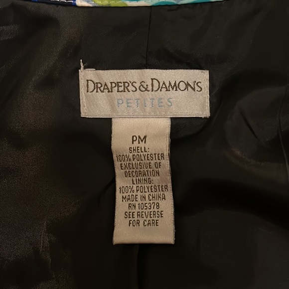 Striking light weight open jacket- petite- like new fully lined and reversible - Picture 7 of 11